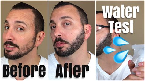 Mens shaving gel on alibaba.com. How to Apply Hair Fibers on a Beard | Waterproof Test ...