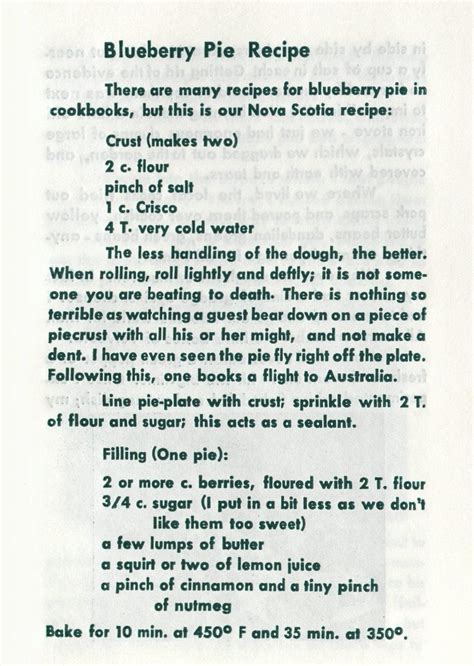 After mom was done with the real pie, she'd give me… the pioneer woman chocolate peppermint cookies are an easy thumbprint cookie recipe perfect for christmas or holiday baking from the pioneer woman magazine. Corn, Rice, and Beef Casserole & Blueberry Pie (1982 ...