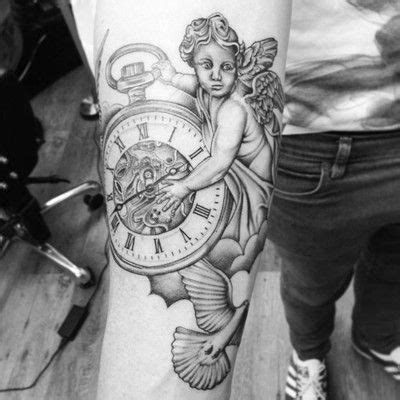 Most cherub tattoos are very pleasant and heavenly, however some mix elements of darkness. tumblr_mr4fp3mL2v1qgn1d6o1_400.jpg (400×400) | Best sleeve tattoos, Cherub tattoo, Wrist tattoos