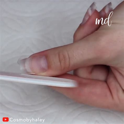 Doing my own acrylic nails *first time* at home. A simple tutorial on how to do your own nails. By: Cosmobyhaley #shortnails in 2020 | Diy ...