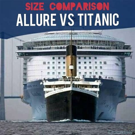 Titanic vs oasis of the seas, titanic contro la più grande nave da crociera di oggi. Cruisedaily on Instagram: "Allure of the Seas vs Titanic ...