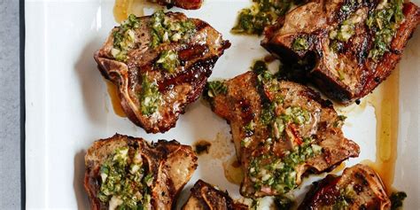 This easy lamb chop recipe comes together in under a half hour, complete with a pan sauce. Grilled lamb chops - My Recipe Magic