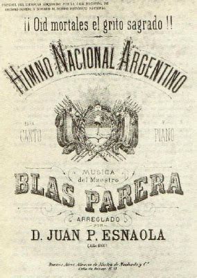 Y los libres del mundo responden, al gran pueblo argentino salud Himno Nacional Argentino