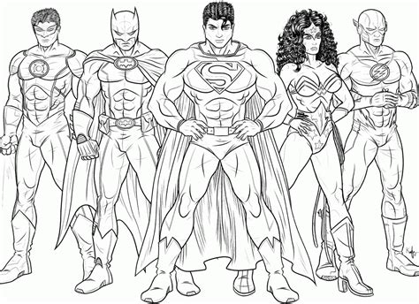 The justice league is an organization comprised of the world's greatest superheroes. Free Justice League Coloring Pages - Coloring Home