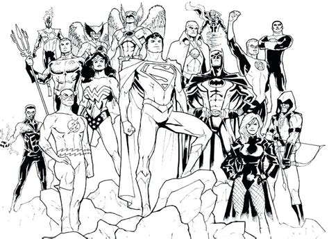 Spectacular justice league unlimited coloring pages with. Justice League Coloring Pages at GetDrawings.com | Free ...