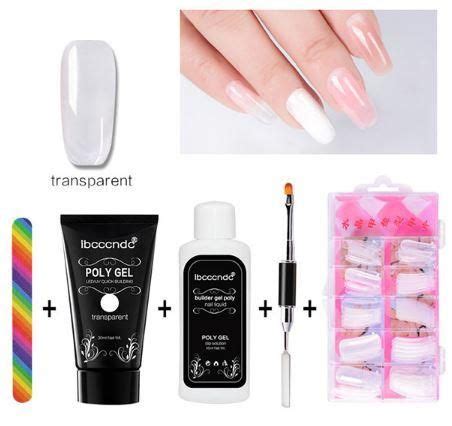 I wanted super bright summer nails. PolyGel Nail Kit | Nail kit, Gel nails diy, Gel nail kit