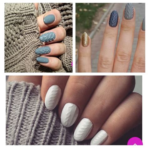 Read on for inspiration and instructions! Cable knit nails , perfect for winter | Nails, Nail art ...