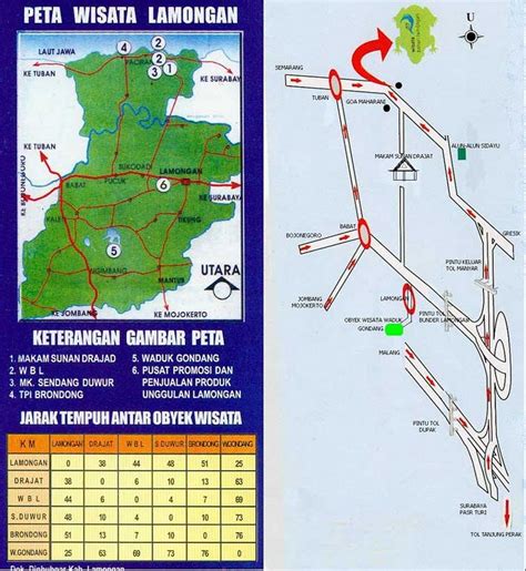Wilayah selatan yang meliputi daerah bluluk, sukorame, modo, ngimbang. TAKJUB INDONESIA: PETA KABUPATEN LAMONGAN