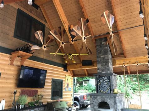 I think something like this would look lovely up near. Horizontal ceiling fans with multiple paddles bring back a ...