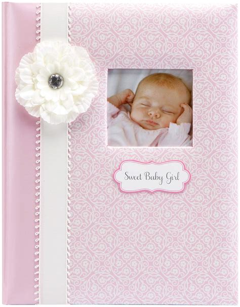 What size photos fit in the books? C.R. Gibson Pink and White 'Sweet Baby Girl' Bound First ...