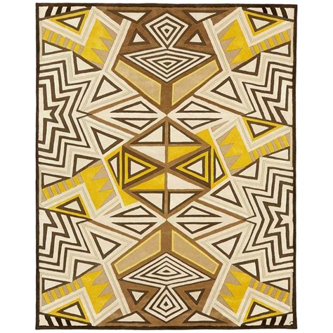 Maybe you would like to learn more about one of these? Angela Adams Galactic, Yellow and Brow Rug, Geometric ...