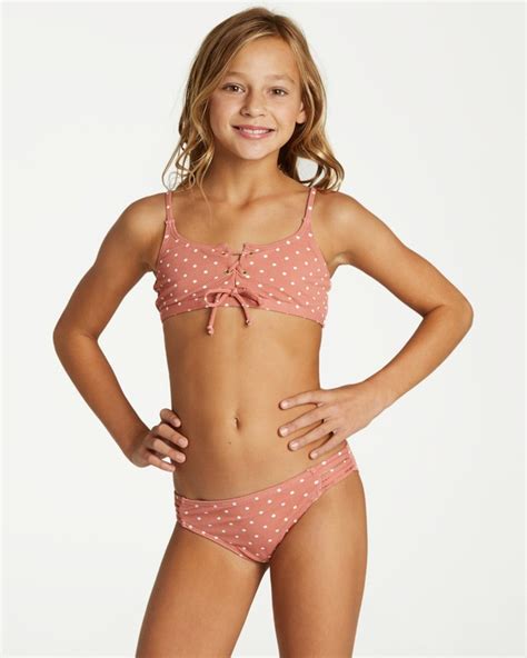 Get a sneak peek of the new version of this page. Girls' Dot Daze Tali Swim Set Y214VBDO | Billabong