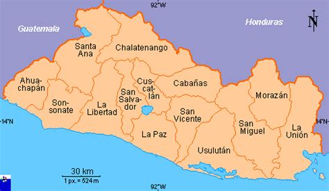 Travelling to san salvador, el salvador? Clickable map of El Salvador