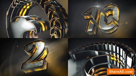 Free top five 3d countdown template. Videohive Epic Logo Reveal And Countdown » free after ...