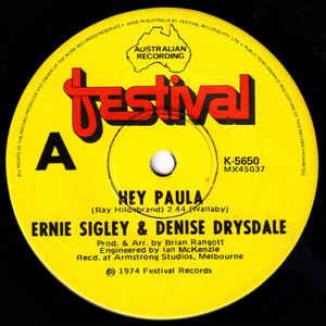 Ernie Sigley & Denise Drysdale - Hey Paula | Discogs
