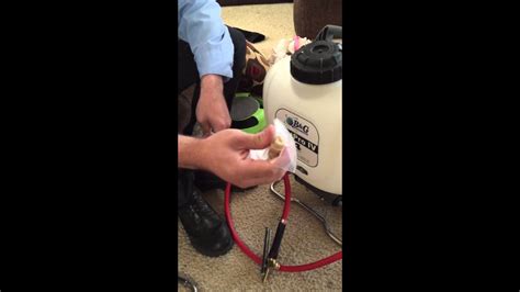 Wand indoors or outdoors around the home in areas where you have seen pest activity. B&G Pest Pro IV backpack sprayer - YouTube