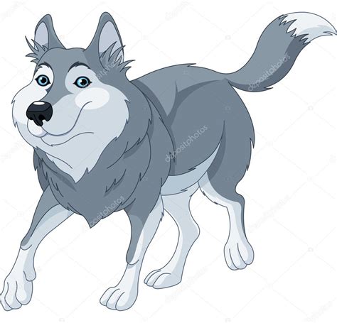 Samsung galaxy tab a7 10.4. Cartoon wolf — Stock Vector © Dazdraperma #25545887