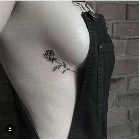 Such a tattoo can be either very small like a tiny heart or can be elaborate enough which can wrap 51 mother and child breast feeding tattoo on side of boob. Rose Tattoo Under Side Breast