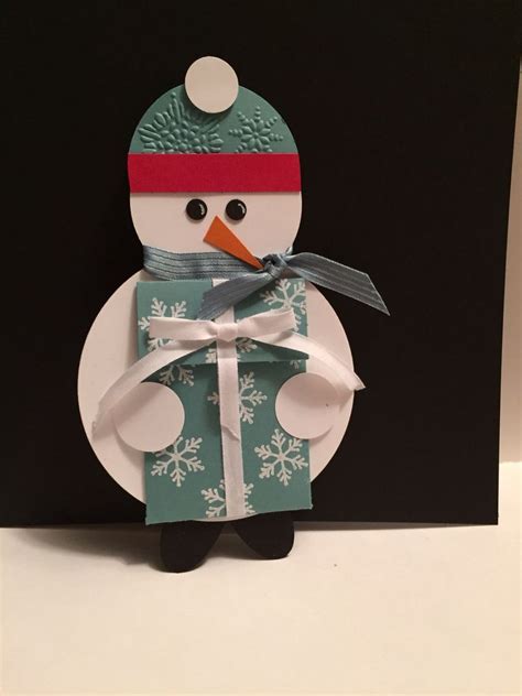 Do you have a gift card or two that you think you might not use? Snowman Gift Card Holder | Christmas gift card holders ...