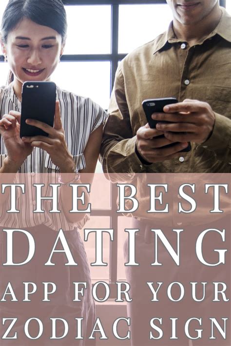 This can be anything from activity partners to groups, dating, hangouts, soulmates, and other relationships. The Best Dating App for Your Zodiac Sign | Zodiac signs ...