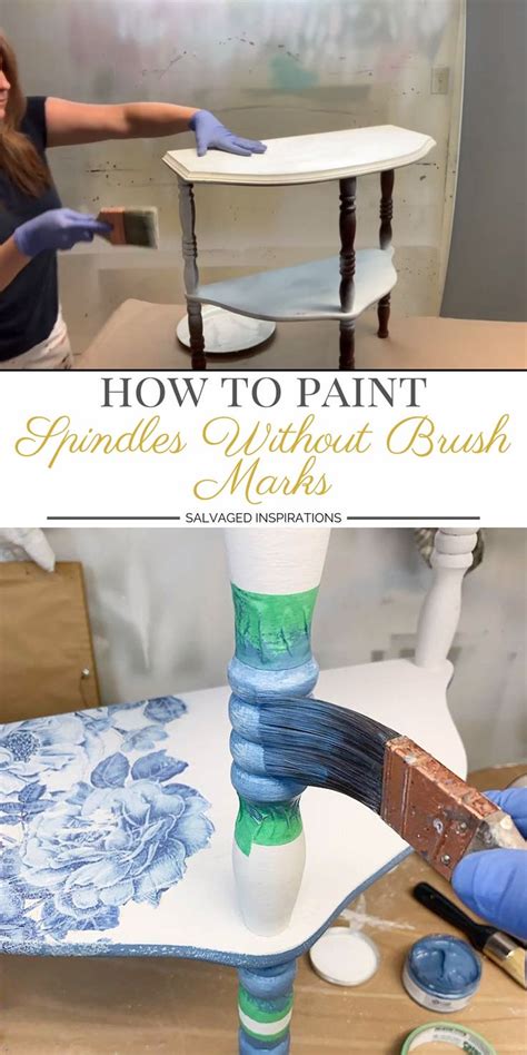 Using a roller or a brush apply your primer paint on one side of the door. How To Paint Spindles WITHOUT Brush Marks Video [Video ...