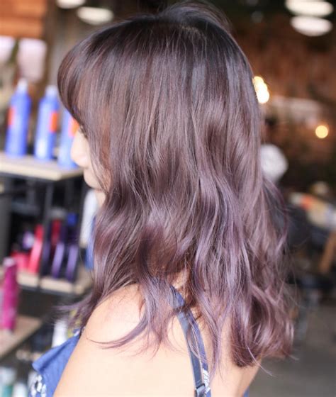 This deep purple is a stunning darker. lavender brown | Hair salon, Long hair styles, Beauty