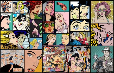 Join the leading showcase platform for art and design. Vintage Comic Pop Art Wallpaper Mural • Wallmur®