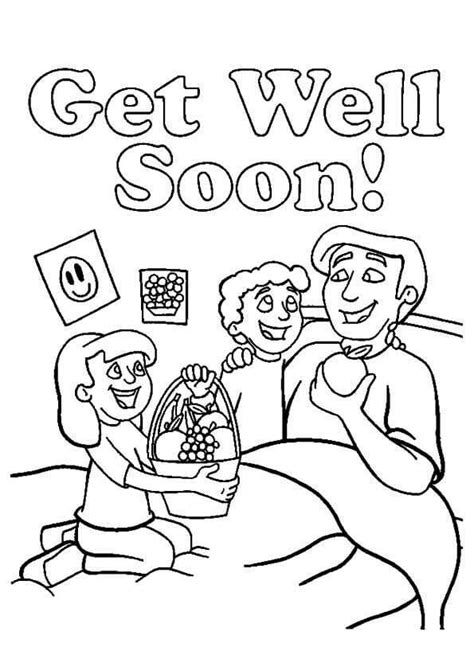 Get well soon coloring page | free printable coloring pages. Get Well Soon Coloring Pages Printable Free - Centenario ...