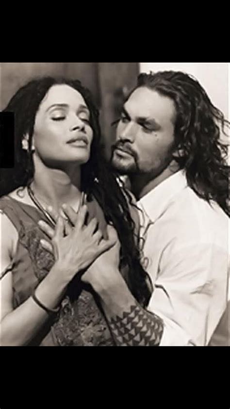 Photographed by robert nethery with styling by dianna lunt, zoe is grunge chic in androgynous black and white looks from the likes of costume national, t by alexander. Pin by Anika S on Jason Momoa | Jason momoa lisa bonet ...