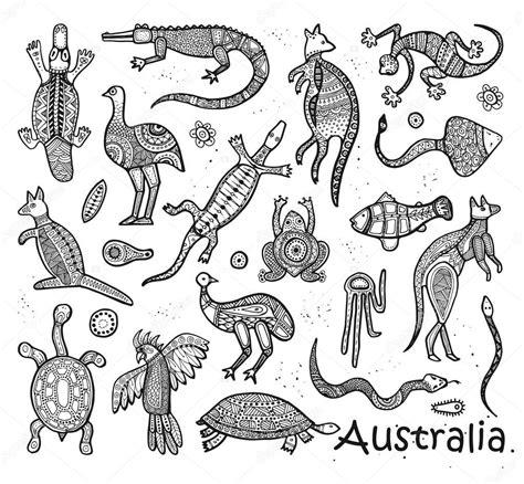 Being such an ancient and isolated land mass, australia has some of the most unique biodiversity on the planet. Drawings: aboriginal animal drawing | Animals drawings ...
