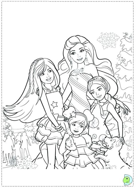 Chelsea and barbie go on great adventures with their friends as they explore exciting new lands. Barbie Christmas Coloring Pages at GetDrawings | Free download