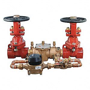 1) all assemblies must be on the washington state approved double check detector assembly (dcda means an approved backflow prevention assembly composed of two (2) single, independently acting. WATTS Double Check Detector Assembly, Cast Iron, Watts 007 ...