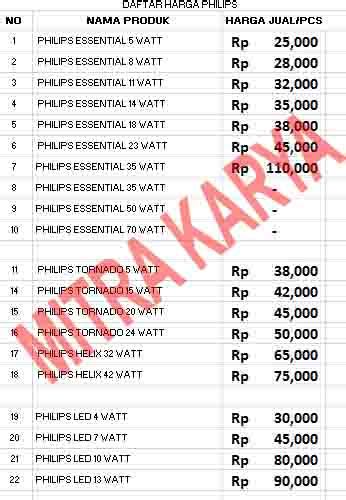 Buat anda yang mau membeli lampu philips led 5 watt original kini sudah tersedia di blibli.com. Konsep 30+ Daftar Harga Lampu Philips LED