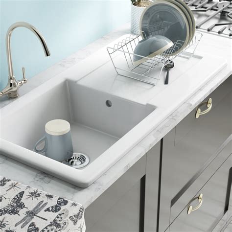 A few customers have reviewed of surface staining and cracking. Reginox 100cm x 50cm Inset Kitchen Sink & Reviews ...