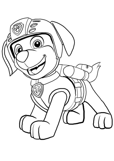 Zuma's air rescue uniform coloring page from paw patrol category. Kolorowanki Zuma Psi patrol (Paw Patrol)