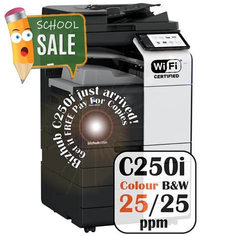 Search for office copiers for sale. Konica Minolta Bizhub C250i Colour Copier Printer Rental Price Offer
