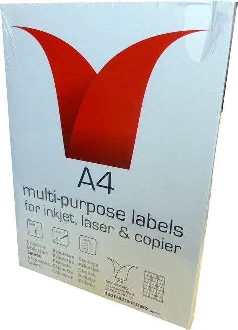 This pack of 25 sheets contains 525 labels overall. 21Labels/ Sheets : COS Avery Heavy Duty Labels 21 Per ...