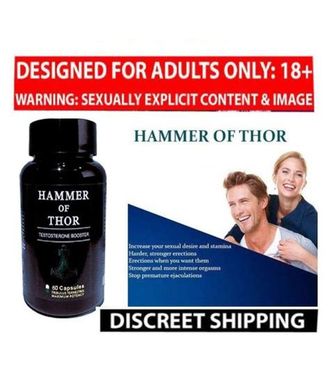 A wide variety of hammer of thor options are available to you, such as age group. Hammer Of Thor Male Supplement 60 capsules: Buy Hammer Of ...