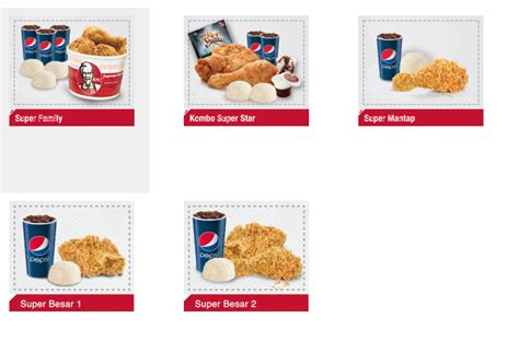 Kfc bukan saja menawarkan produk ayam goreng saja, tetapi banyak produk yang ditawarkannya seperti hamburger, kentang goreng, cream soup, pudding, minuman ringan, dan masih banyak lagi. Daftar Harga Menu Kfc Dan Gambarnya - AR Production