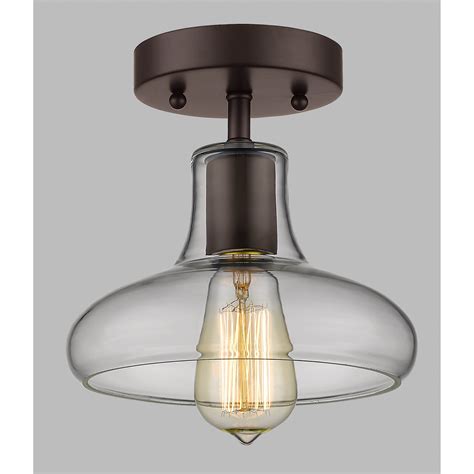 Rated 5 out of 5 stars. Laurel Foundry Modern Farmhouse Bouvet 1 Light Semi Flush Mount & Reviews | Wayfair