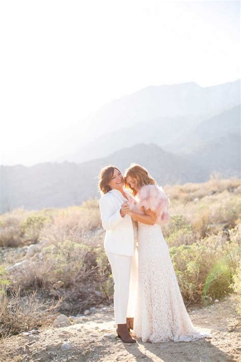 Check out our spring green wedding selection for the very best in unique or custom, handmade pieces from our shops. Garden Wedding Meets Desert in Palm Springs Lesbian ...