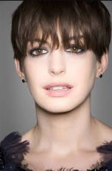 Anne hathaway in the movie one day. Anne Hathaway, Bob... | Short hair styles, Short hair ...