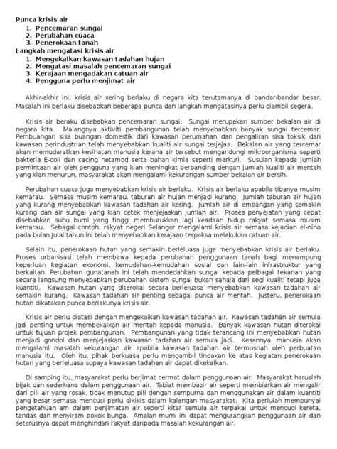 Fulkerson (2006) mendapati bahawa kekerapan makan bersama keluarga turut memberi kesan mengurangkan tingkah laku berisiko, namun. Langkah Mengurangkan Kesan Krisis Air Sungai