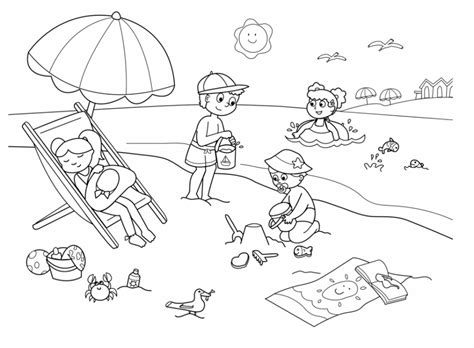 You can use our amazing online tool to color and edit the following beach coloring pages for adults. Get This Online Summer Coloring Pages Free for Kids 38144