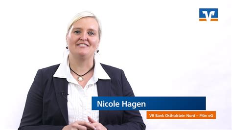 Profitieren sie von einer attraktiven anlage, die ihnen feste zinsen. VR Bank Ostholstein Nord - Plön eG | Nicole Hagen über ...