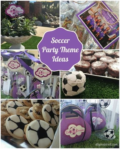 See more ideas about soccer table, soccer banquet, centerpieces. Soccer Party Theme Ideas - DIY Inspired