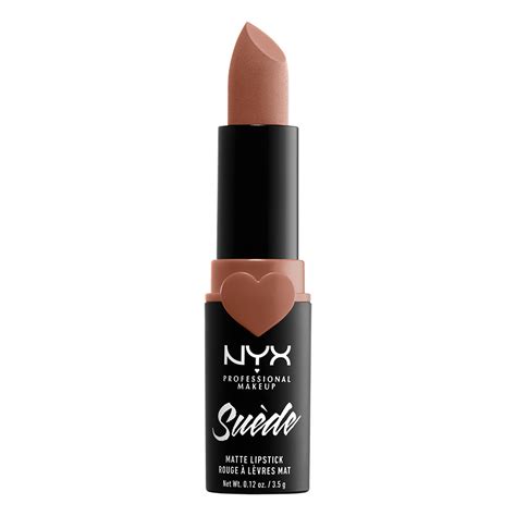 Suede matte lipstick är ett supermjukt och lätt läppstift som täcker dina läppar med en pudermatt färg. Suede Matte Lipstick | NYX Professional Makeup