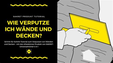 Verputzen wände und decke löcher, ecken, kabelschlitze, türlaibung, risse, eckschutzschienen. Universalmörtel 4 in 1 | Folge 3: Wände & Decken verputzen ...