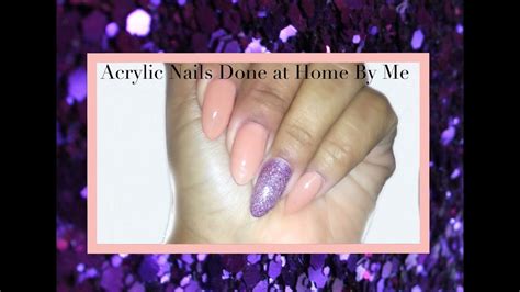 Acrylic nails at home, you can mount your nails at home with practice. Doing my own acrylic nails | NON PRO | Just For You - YouTube