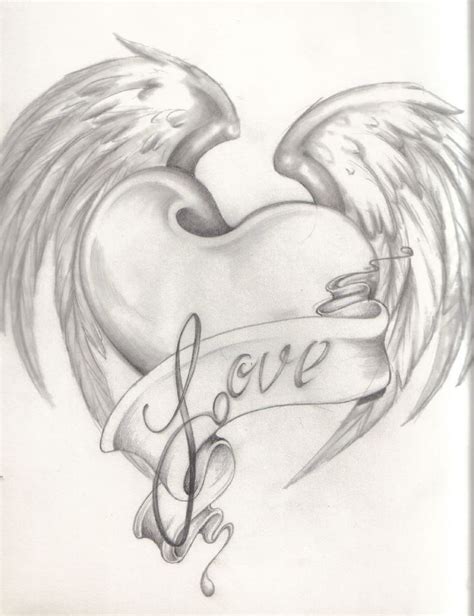 Many years ago, the eagles sang that love will keep us alive. Love Heart Drawings - Cliparts.co